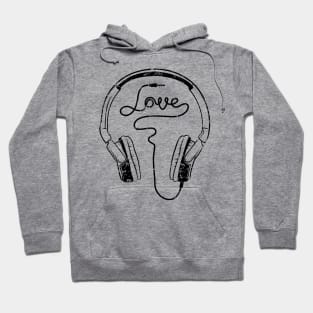 Love Headphones Hoodie